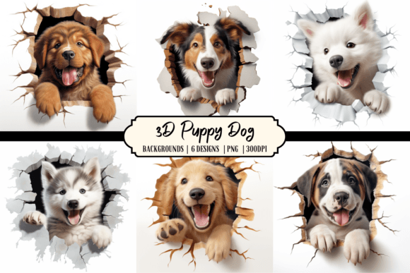 3D Cute Puppy Dog Background: A Versatile Digital Asset for Creative Projects