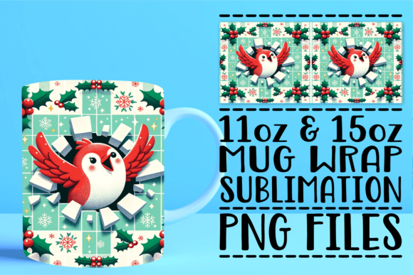 3D Santa Wall Mug 11 15oz: A Sublimation Design Guide