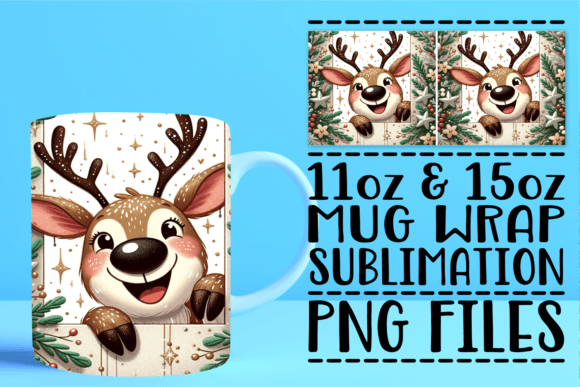 3D Winter Wall Mug Delight: Sublimation Design Guide