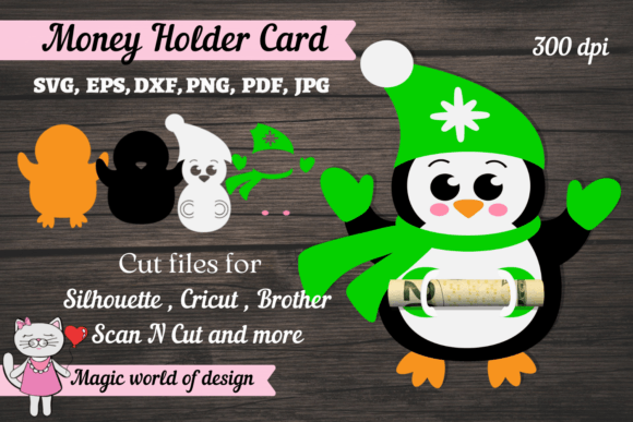 Crafting the Perfect Gift with a 3D Christmas Penguin Money Holder SVG
