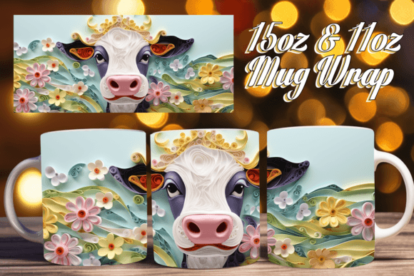 Elevating Spring Merchandise with the 3D Blooms Vibrant Spring Mug Wrap