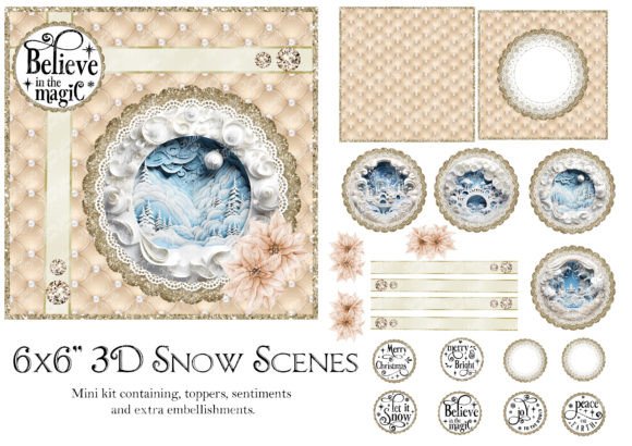 Evaluating 3D Snow Scenes for Professional Cardmaking Workflows