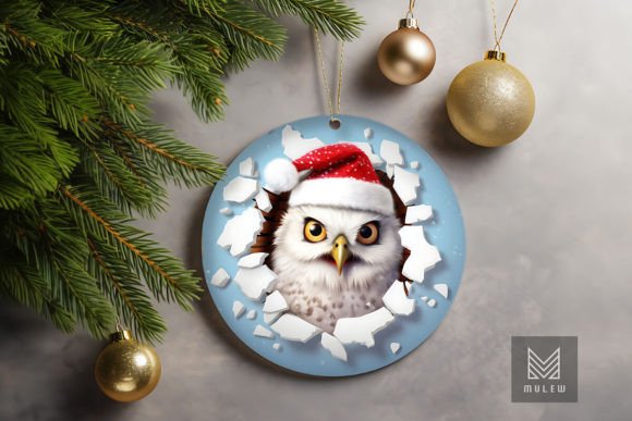 Evaluating the Cute Snowy Owl 3D Christmas Ornament Digital Asset