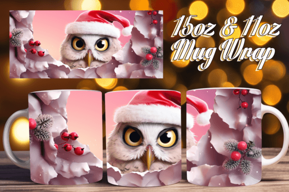Exploring the 3D Winter Wonderland Mug Wrap 15oz: A Unique Addition to Your Sublimation Projects