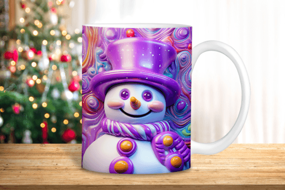 Mastering 3D Snowman Mug Sublimation: A Complete Guide to BOOcrafts Digital Wraps