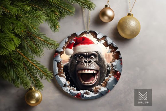 Understanding the Cute Gorilla 3D Christmas Ornament: A Guide to Digital Festive Decor