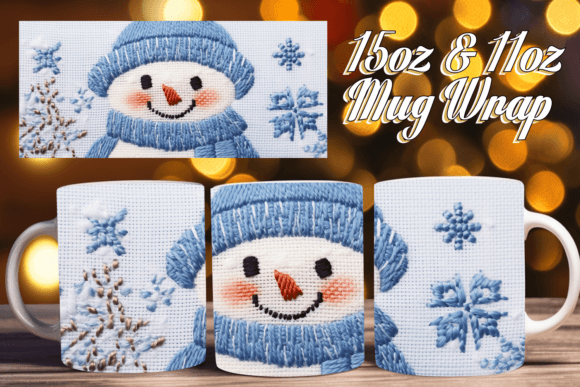 Winter Snowman Mug 3D: Elevating Seasonal Sublimation Projects