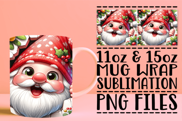 Xmas 3D Wall Charm Mug: Sublimation Design Guide